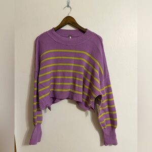 Free People Cropped Sweater
